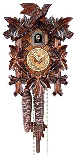 Adolf Herr AH 80/1 The Traditional Vine Leaves Cuckoo Clock