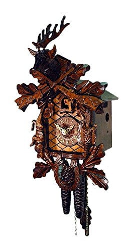 August Schwer 1.0067.01.C Antique Hunting Cuckoo Clock