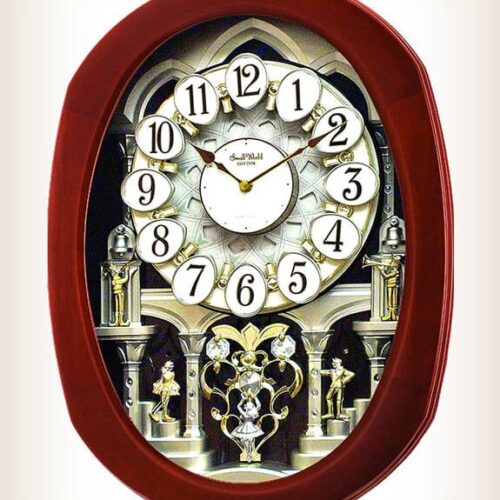 Encore Espresso Rhythm Clock 4MH896WU06 Wall Of Clocks
