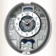 Seiko QXM366SRH Grey Style Musical Clock