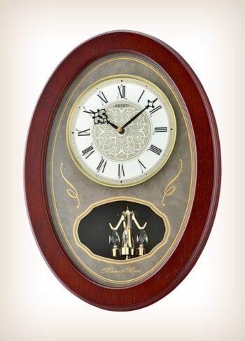 Seiko QXM373BLH Japanese Quartz Motion Clock