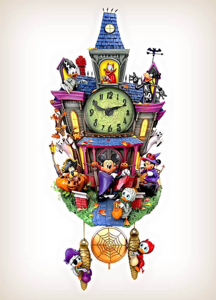 Disney Spooktacular Halloween Cuckoo Clock
