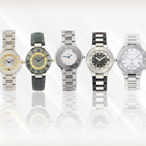 Luxury Cartier Must 21 Ladies Watch Collection
