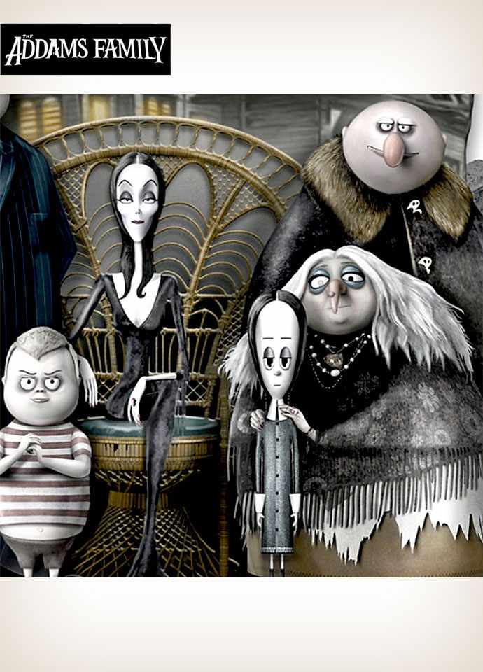 The Addams Family Wall Clock
