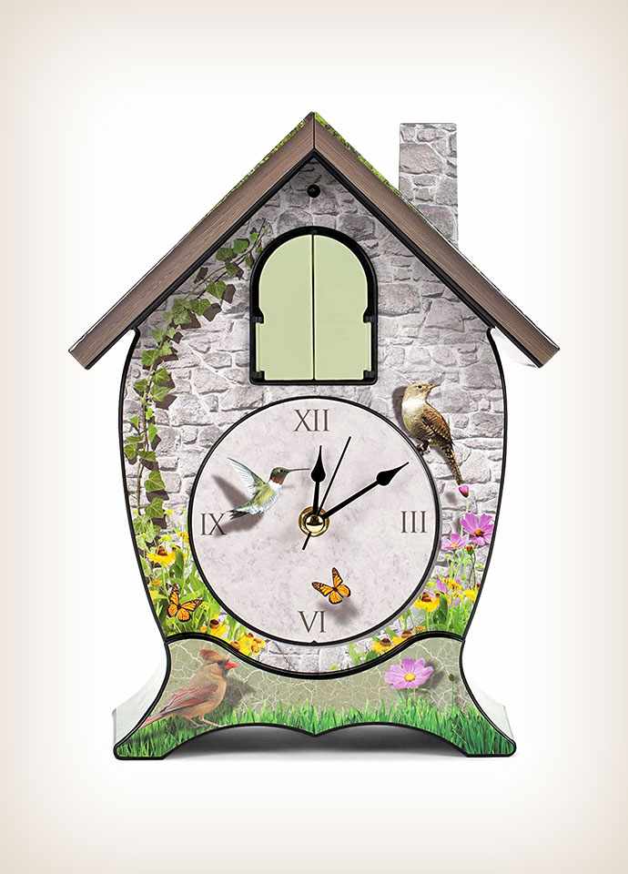 Garden Cottage Cuckoo Clock