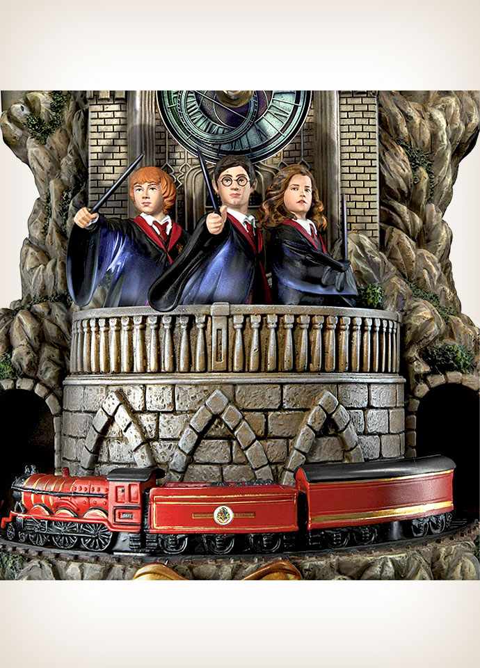 Harry Potter Wall Clock | Fully-Sculpted Hogwarts Castle