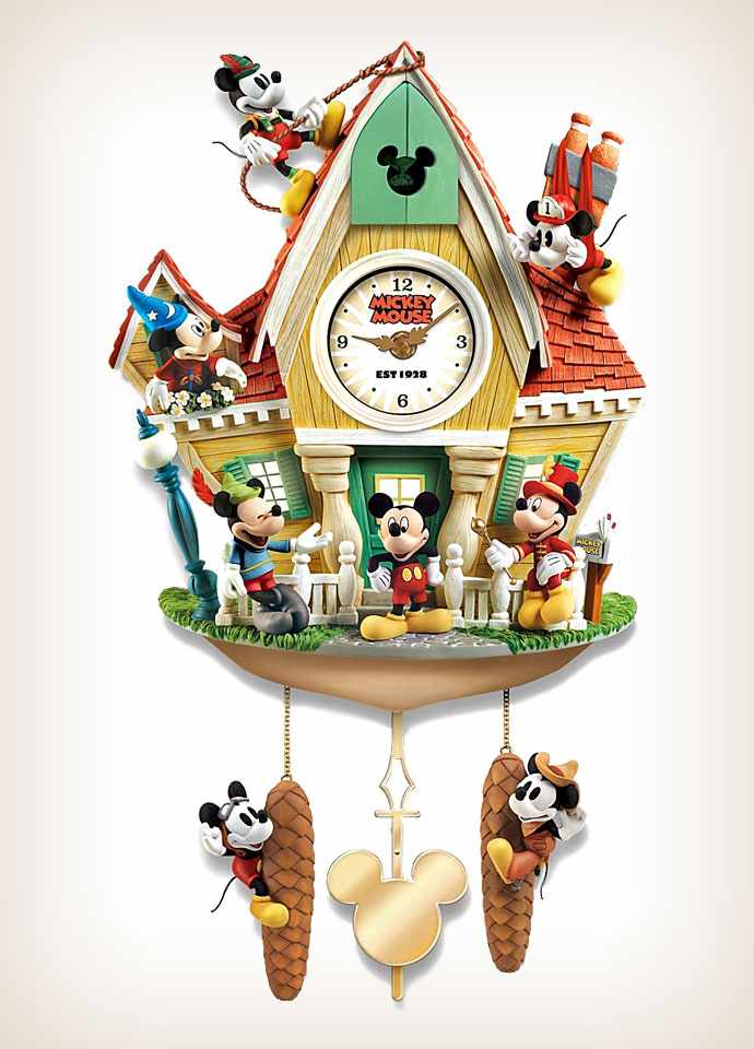Mickey Mouse Cuckoo Clock - Through The Years | Wall Of Clocks