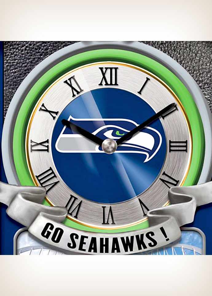 Seattle Seahawks wall clock