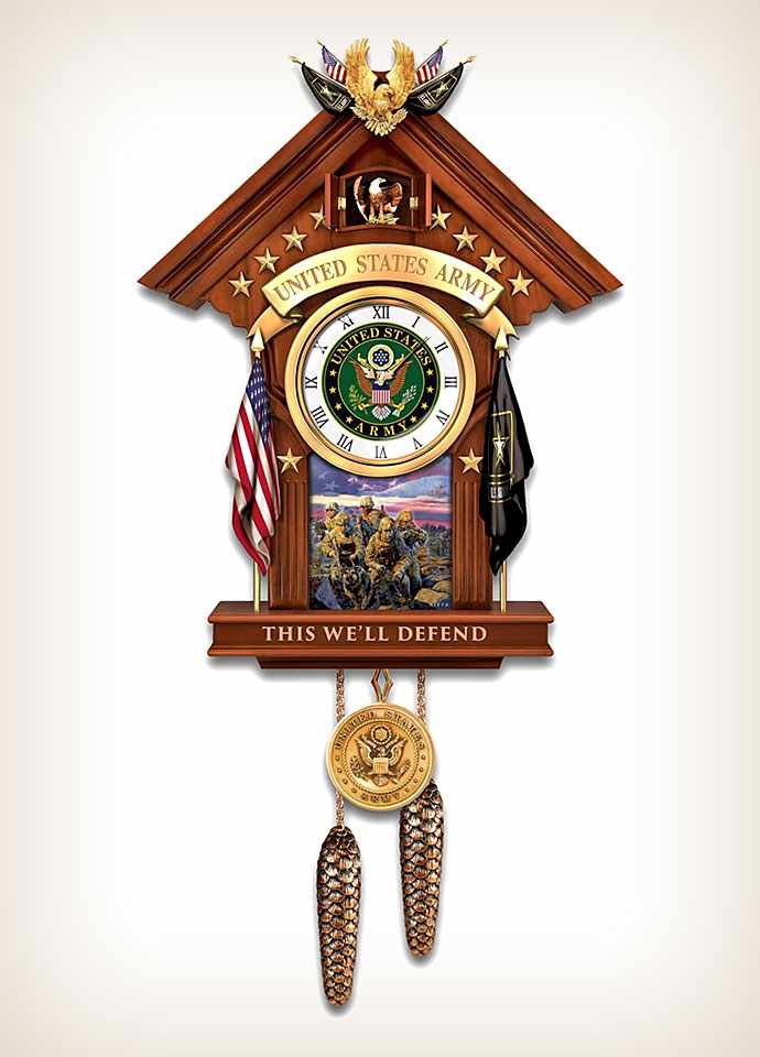 United States Military Time Cuckoo Clock