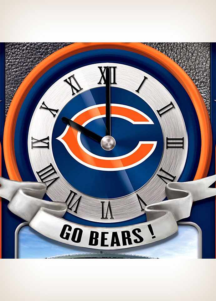 Chicago Bears Wall Clock