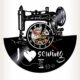 Tailor Sewing Art Decor Vinyl Clock