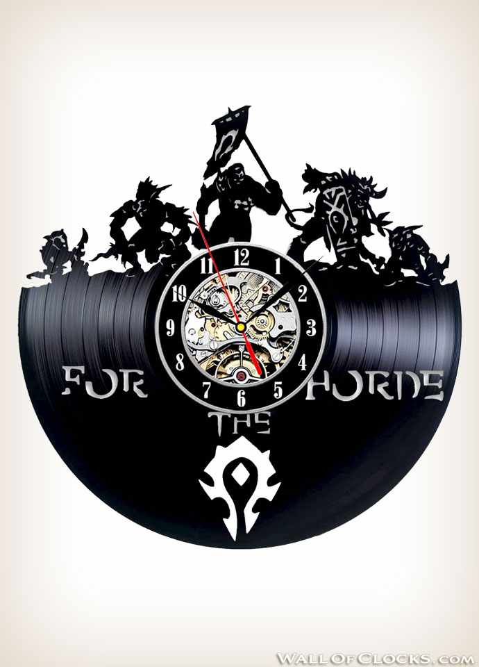 World of Warcraft Vinyl Clock