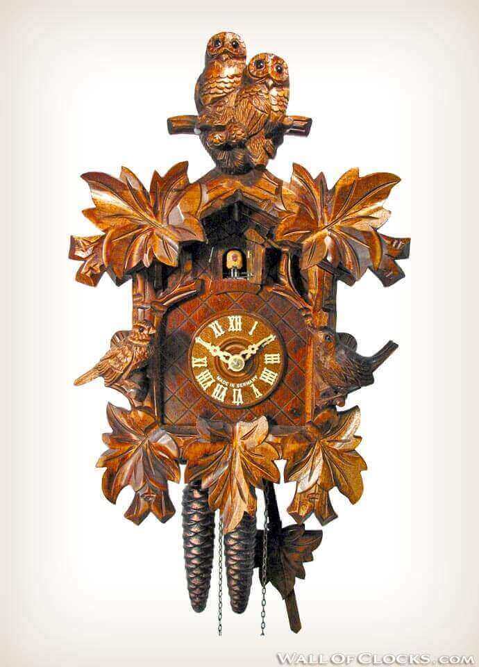August Schwer 18-51101P Carved Cuckoo Clock