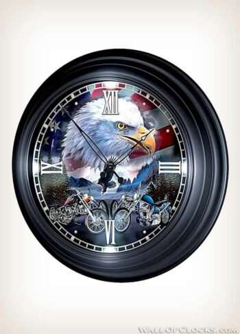 Time To Ride Biker Atomic Clock